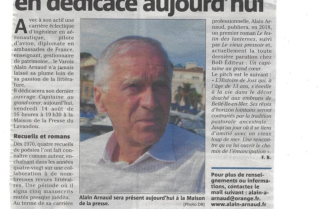 Article dans Var-Matin