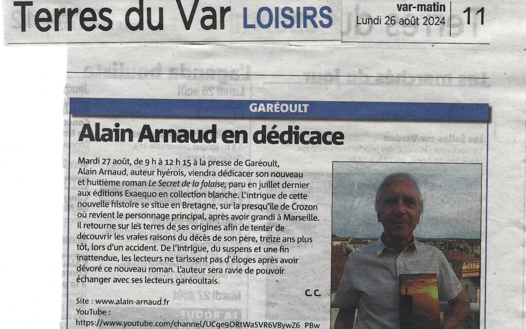 Article VAR-MATIN de Cathy COUPARD