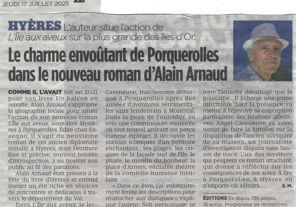Article VAR-MATIN de Sylvain MOUHOT