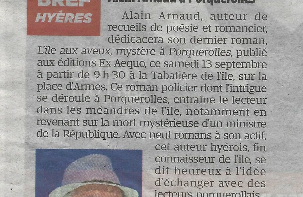 Article VAR-MATIN de Marie-José DE CLERCQ