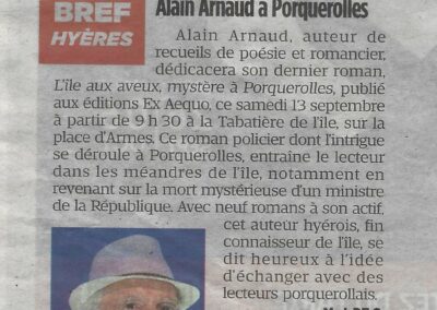Article VAR-MATIN de Marie-José DE CLERCQ
