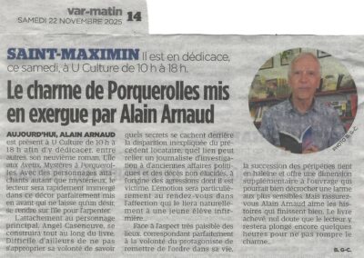 Article VAR-MATIN – Belinda GHANEM-CUNAT 22 novembre 2025